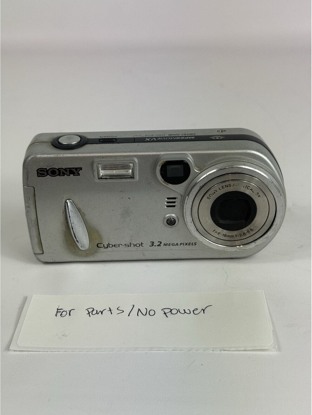 Parts Or Repair Sony Cyber-Shot DSC-P72 3.2 MP Digital Camera Point And Shoot